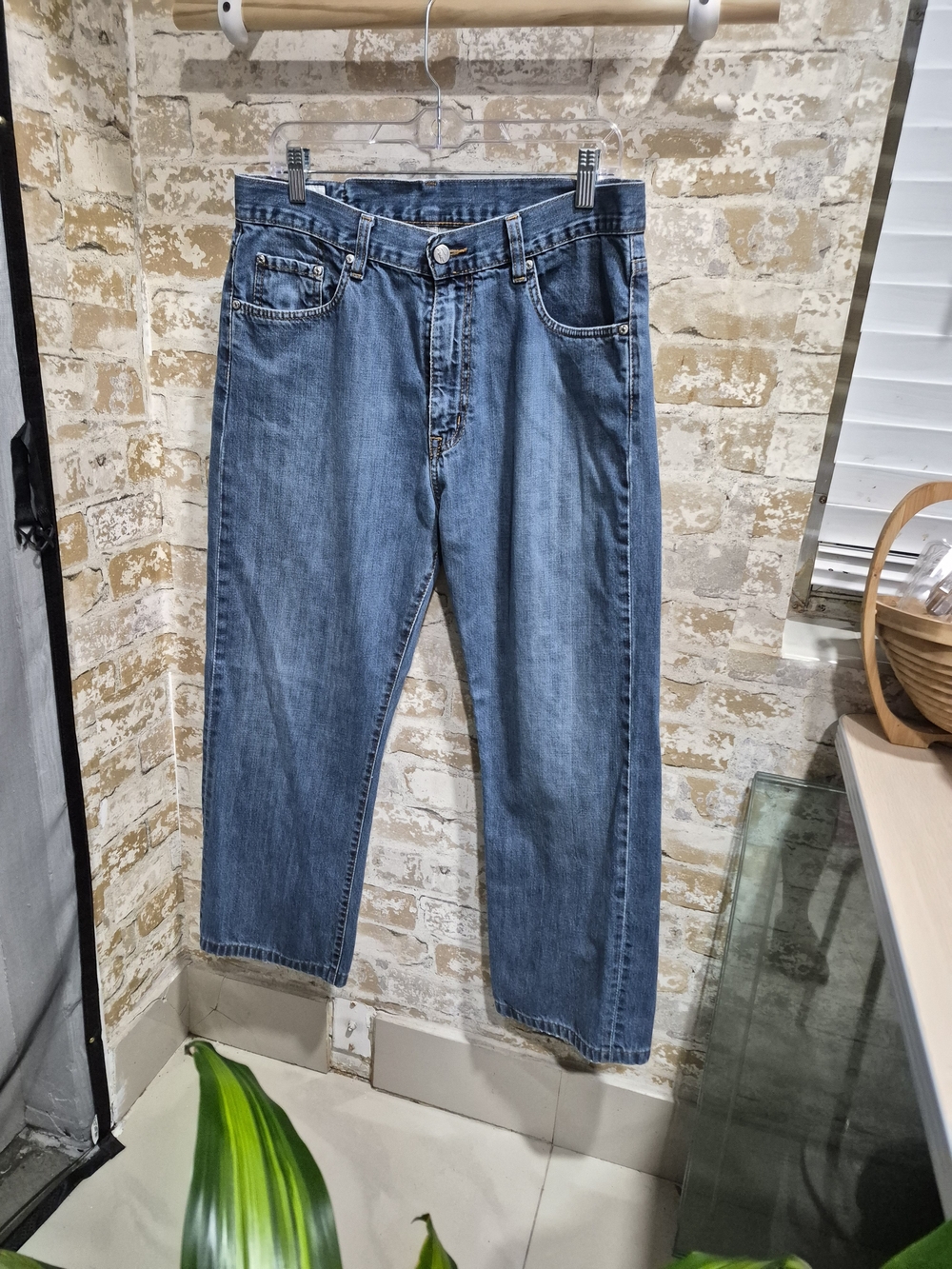 Lacoste Men's Classic Straight Leg Five-Pocket Denim Jeans